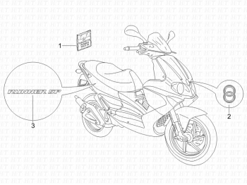Schilder  Embleme Runner SP 50 Race 2005 ( ZAPC46100
