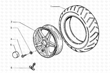 Vorderrad Hexagon LX ZAPM05000