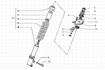 Stoßdämpfer vorne Hexagon LXT ZAPM06000