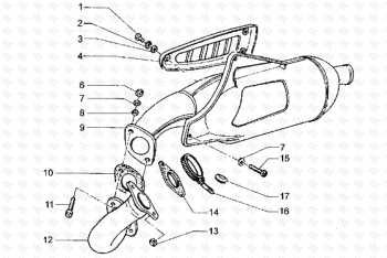 Schalldämpfer Hexagon LXT ZAPM06000