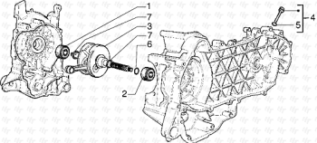 Kurbelwelle Hexagon GTX 125 ZAPM20000