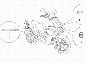 Schilder  Embleme Runner SP 50 2005 ( ZAPC461000