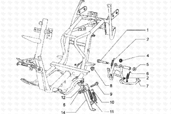 Zentraler Standfuß Hexagon LX ZAPM05000