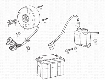Schwungrad Magnet Senda R 50 X-Trem 2 edicion E2 2005 ( VTHSR1A1A,VTHSR1B1A,VTHSR1C1A