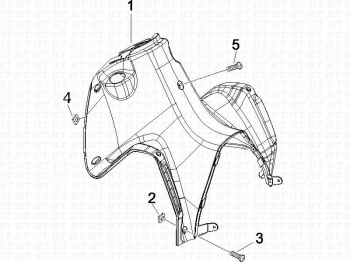 Handschuhfach vorne  Knieschutz Runner SP 50 2005-2006 ( ZAPC46100
