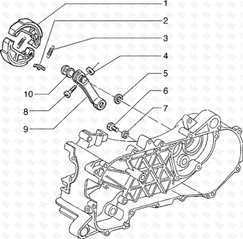 Bremshebel Hexagon 125 EXS1T00010001