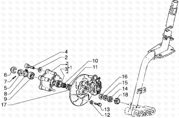 Scheibenbremse Hexagon GTX 125 ZAPM20000