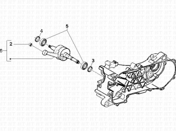 Kurbelwelle Runner SP 50 2005-2006 ( ZAPC46100
