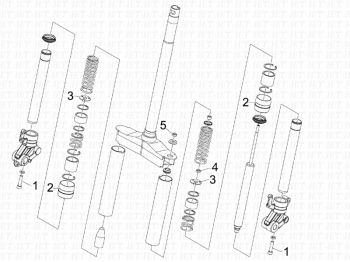 Komponenten der Gabel (Wuxi Top) Runner SP 50 2005-2006 ( ZAPC46100