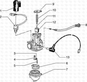 Vergaser Hexagon 125 EXS1T00010001