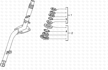Kugellager mit Lenkung Hexagon 125 EXS1T00010001