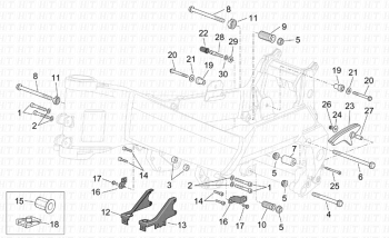 Rahmen II ETV 1000 Capo Nord E2 NOABS 2001-2003 EMEA, NAFTA) ZD4PS000,ZD4PS001,ZD4PSC