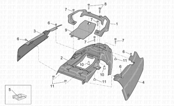 Karosserie hinten ETV 1000 Capo Nord E2 NOABS 2001-2003 EMEA, NAFTA) ZD4PS000,ZD4PS001,ZD4PSC