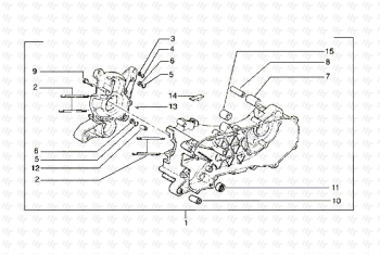 KURBELGEHÄUSE Hexagon LXT ZAPM06000
