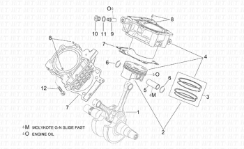 Kurbelwelle II ETV 1000 Capo Nord E2 NOABS 2001-2003 EMEA, NAFTA) ZD4PS000,ZD4PS001,ZD4PSC