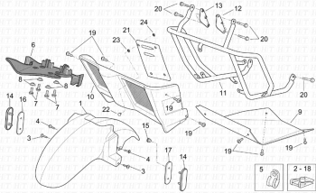 Vorderkörper III  RALLY ETV 1000 Capo Nord E2 NOABS 2001-2003 EMEA, NAFTA) ZD4PS000,ZD4PS001,ZD4PSC