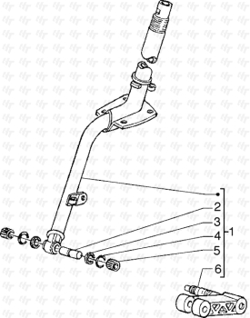 Lenkung Hexagon GTX 125 ZAPM20000