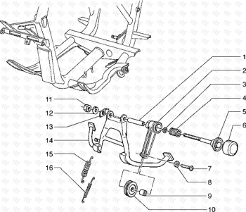 Elektrischer Ständer Hexagon 125 EXS1T00010001