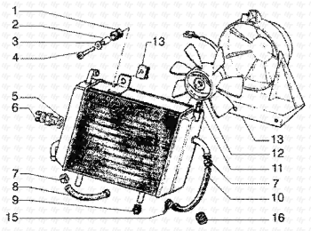 Wasserkühler Super Hexagon GTX 125 ZAPM200002000001