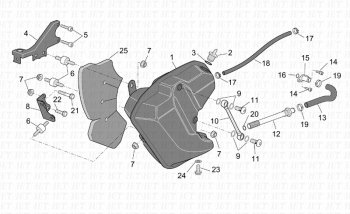 Öl Tank ETV 1000 Capo Nord E2 NOABS 2001-2003 EMEA, NAFTA) ZD4PS000,ZD4PS001,ZD4PSC