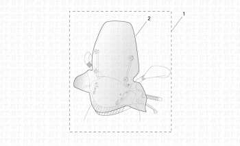 Acc.  Windschutzscheiben Leonardo ST 125-150 4T 2001-2004 (EMEA, APAC, LATAM) ZD4MB05,ZD4MB06,ZD4MB07,ZD4MBA5,ZD4TB