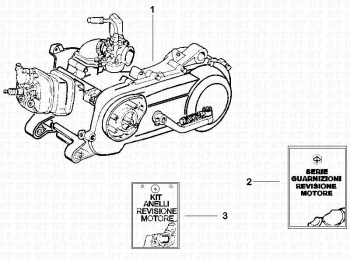 Motor Baugruppe Runner SP 50 Race 2005 ( ZAPC46100