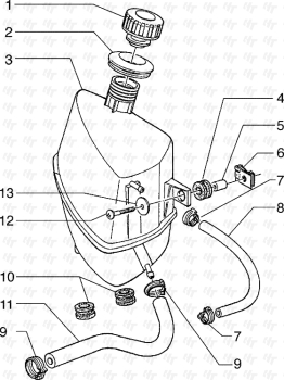 Ausdehnungsgefäß Hexagon 125 EXS1T00010001