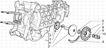 Treibende Riemenscheibe Hexagon GTX 125 ZAPM20000