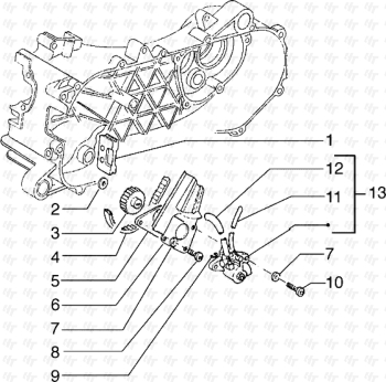 Öl Pumpe Hexagon 125 EXS1T00010001