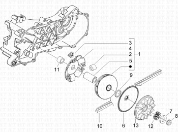 Treibende Riemenscheibe Runner SP 50 2005 ( ZAPC461000