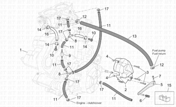 Motor ETV 1000 Capo Nord E2 NOABS 2001-2003 EMEA, NAFTA) ZD4PS000,ZD4PS001,ZD4PSC