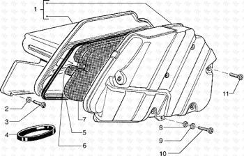 Luftfilter Hexagon 125 EXS1T00010001
