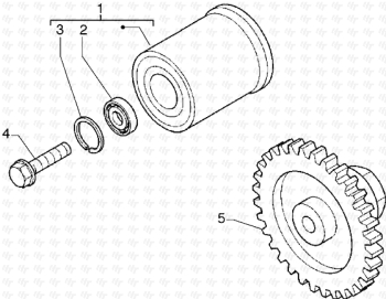 Drehmomentbegrenzer  Dämpfer Pelley (für 180ccm Fahrzeuge) Hexagon GTX 125 ZAPM20000