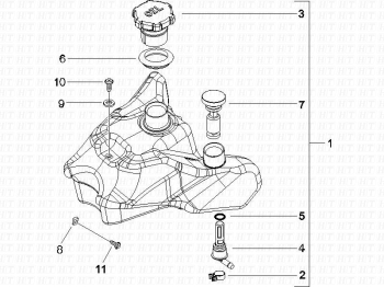 Öl Tank Runner SP 50 2005-2006 ( ZAPC46100