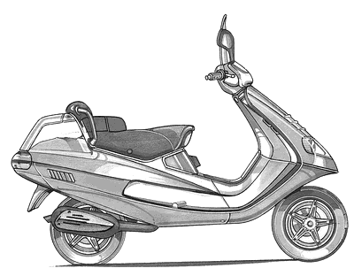 Original LUFTFILTER Für Piaggio HEXAGON 125/150 - Motorrad Luftfilter Ersatzteil